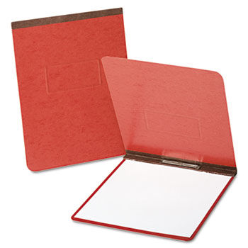 PressGuard Coated Report Cover, Prong Clip, Letter, 2"" Capacity, Red