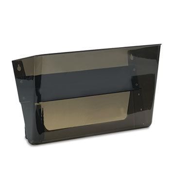 Letter-Size Magnetic Wall File Pocket, Letter, Smoke