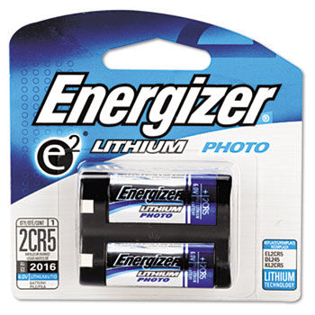 e2 Lithium Photo Battery, 2CR5, 6Volt