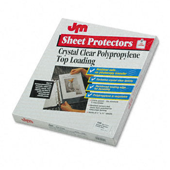 Top-Load Poly/Vinyl Sheet Protectors, Standard Gauge, Letter, CLR 150/Box