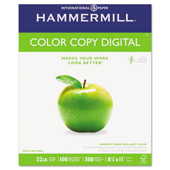 Color Copy Paper, 98 Brightness, 32lb, 8-1/2 x 11, Photo White, 500/Ream