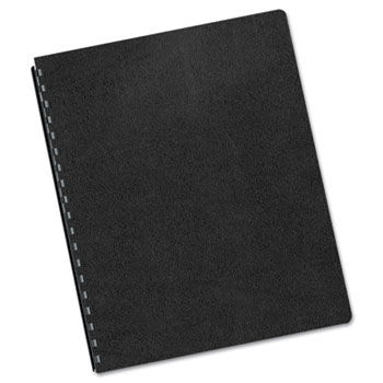 Executive Presentation Binding System Covers, 11-1/4 x 8-3/4, Black, 50/Pack