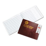 Notary Public Record, Burgundy Cover, 60 Pages, 8 1/2 x 10 1/2