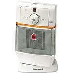 1500W Oscillating Ceramic Heater, 7 1/4 x 9 1/8 x 13 7/8, Chrome/Gray