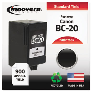 Remanufactured 0895A003 (BC20) Ink, 900 Page-Yield, Black