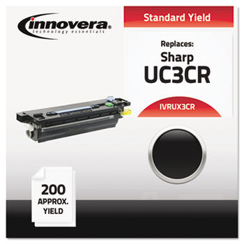 UX3CR Compatible, Remanufactured, UX3CR  Thermal Transfer, 200 Yield, Black