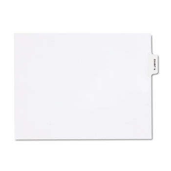 80000 Series Legal Index Dividers, Bottom Tab, Printed ""Exhibit N"", 25/Pack