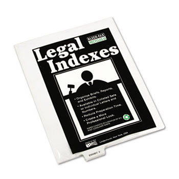 80000 Series Legal Index Dividers, Bottom Tab, Printed ""Exhibit V"", 25/Pack