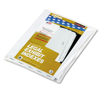 80000 Series Bottom Tab Legal Index Dividers, ""Exhibit 1"" - ""Exhibit 25""