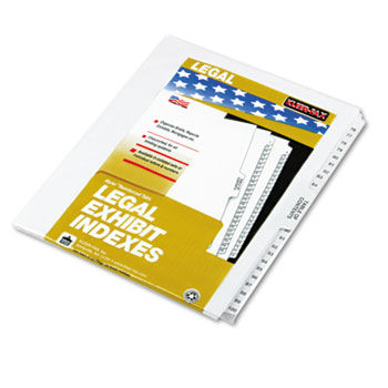 80000 Series Legal Index Divider Set, Side Tabs, Printed ""76""-""100""