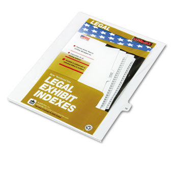 80000 Series Legal Index Dividers, Side Tab, Printed ""18"", 25/Pack