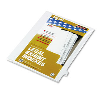 80000 Series Legal Index Dividers, Side Tab, Printed ""23"", 25/Pack