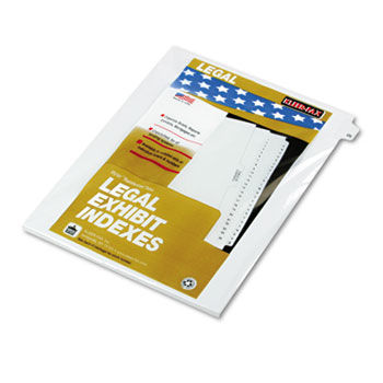 80000 Series Legal Index Dividers, Side Tab, Printed ""26"", 25/Pack