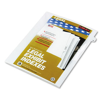 80000 Series Legal Index Dividers, Side Tab, Printed ""28"", 25/Pack