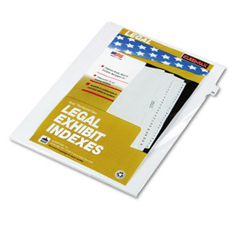 80000 Series Legal Index Dividers, Side Tab, Printed ""29"", 25/Pack