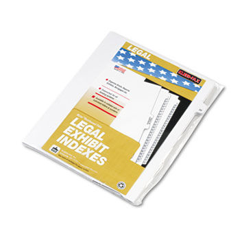 80000 Series Legal Index Dividers, Side Tab, Printed ""30"", 25/Pack