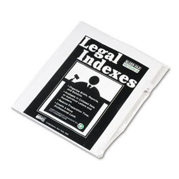 80000 Series Legal Index Dividers, Side Tab, Printed ""31"", 25/Pack