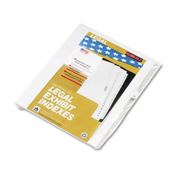 80000 Series Legal Index Dividers, Side Tab, Printed ""35"", 25/Pack