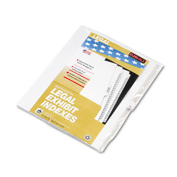 80000 Series Legal Index Dividers, Side Tab, Printed ""38"", 25/Pack