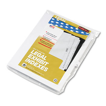 80000 Series Legal Index Dividers, Side Tab, Printed ""39"", 25/Pack