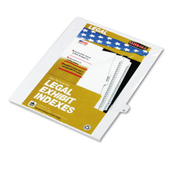 80000 Series Legal Index Dividers, Side Tab, Printed ""43"", 25/Pack