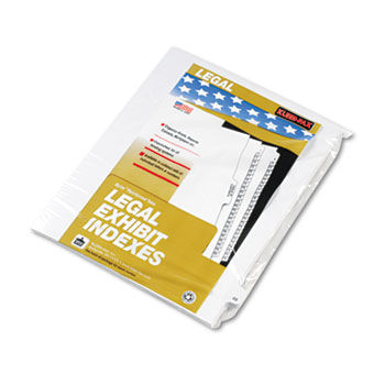 80000 Series Legal Index Dividers, Side Tab, Printed ""48"", 25/Pack