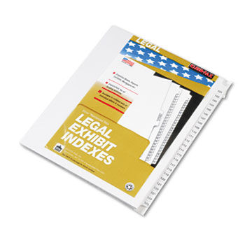 80000 Series Legal Index Divider Set, Side Tabs, Printed ""101""-""125""