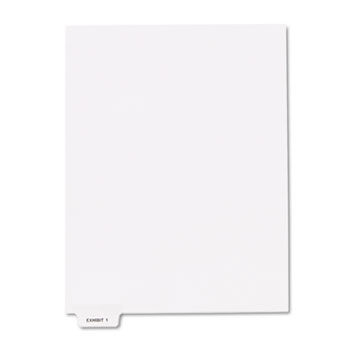 80000 Series Legal Index Dividers, Bottom Tab, Printed ""Exhibit 1"", 25/Pack