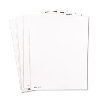 80000 Series Legal Index Dividers, Bottom Tab, Printed ""Exhibit 4"", 25/Pack