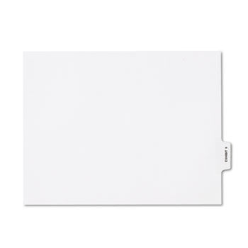 80000 Series Legal Index Dividers, Bottom Tab, Printed ""Exhibit 9"", 25/Pack