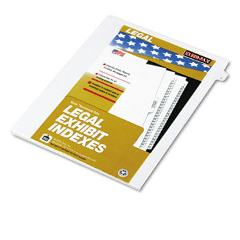 90000 Series Legal Exhibit Index Dividers, Side Tab, Printed ""3"", 25/Pack