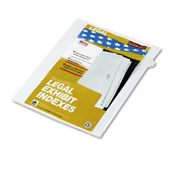 90000 Series Legal Exhibit Index Dividers, Side Tab, Printed ""5"", 25/Pack