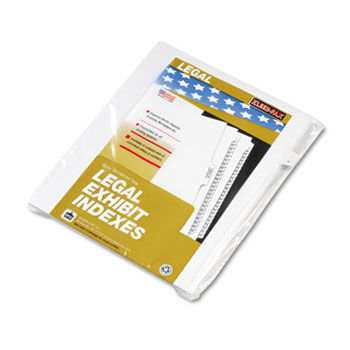 90000 Series Legal Exhibit Index Dividers, Side Tab, Printed ""6"", 25/Pack