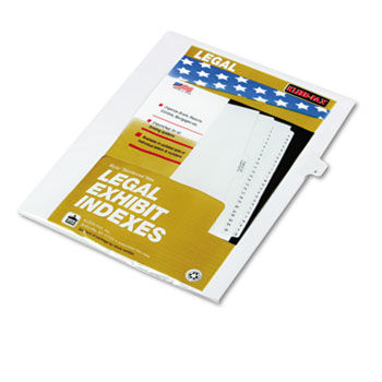 90000 Series Legal Exhibit Index Dividers, Side Tab, Printed ""9"", 25/Pack