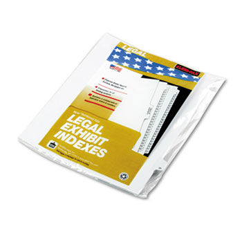 90000 Series Legal Exhibit Index Dividers, Side Tab, Printed ""20"", 25/Pack