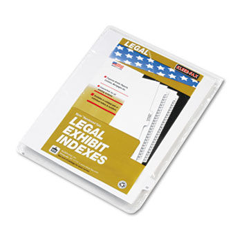 90000 Series Legal Exhibit Index Dividers, Side Tab, Printed ""22"", 25/Pack