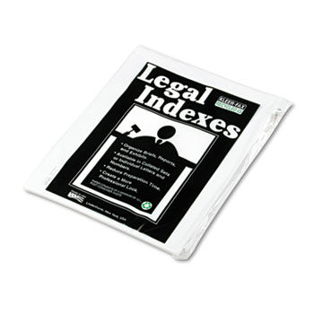 90000 Series Legal Exhibit Index Dividers, Side Tab, Printed ""25"", 25/Pack