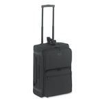 Rolling Dual-Side Laptop/Overnight Case, Nylon, 16 x 9 x 22, Black