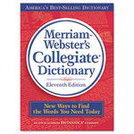 Collegiate Dictionary, 11th Edition, Hardcover, 1,664 Pages