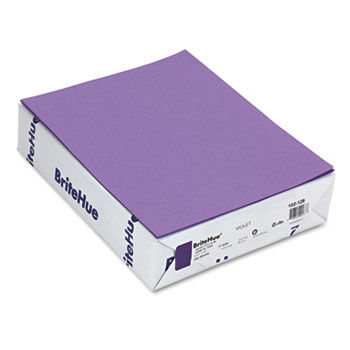 BriteHue Multipurpose Colored Paper, 24lb, 8-1/2 x 11, Violet, 500 Sheets/Ream