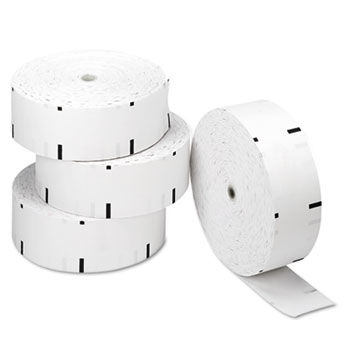 Thermal ATM Rolls, 3-1/8"" x 1,960 ft., White, 4/Carton