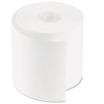 Single-Ply Cash Register/POS Rolls, 2-3/4"" x 150 ft., White, 50/Carton