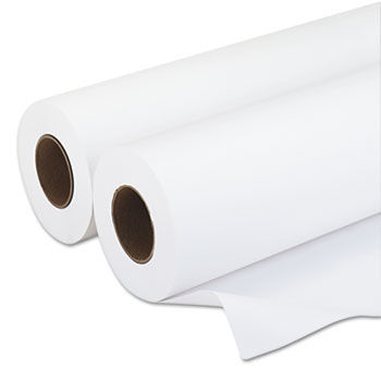 Amerigo Wide-Format Inkjet Paper, 20 lbs., 3"" Core, 18""x500 ft, White, 2/Carton