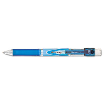 .e-Sharp Mechanical Pencil, 0.7 mm, Blue Barrel