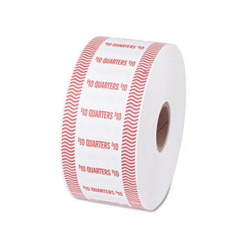 Automatic Coin Wrap, Quarters, $10, Continuous Roll Wrappers, 1900/Roll