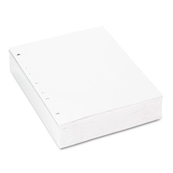 Office Paper, 7-Hole Left-Punched,  8-1/2 x 11, 20-lb., 500/Ream