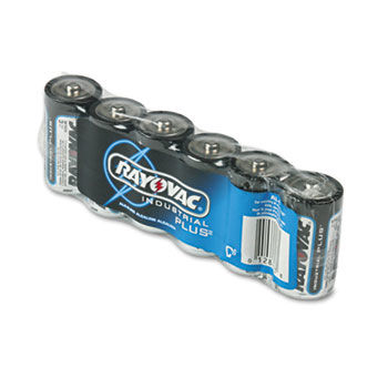 Industrial PLUS Alkaline Batteries, C, 6/Pack