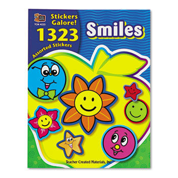 Sticker Book, Smiles, 1,323/Pack