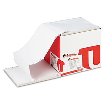 4-Part Carbonless Paper, 15lb, 9-1/2 x 11, Perforated, White, 900 Sheets