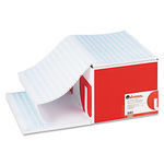 Blue Bar Computer Paper, 18lb, 14-7/8 x 11, Perforated Margins, 2600 Sheets